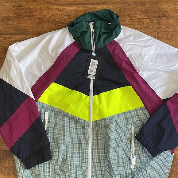 NEW DSQUARED2 Spring 2019 colorblock sports-jacket - Picture 8 of 11